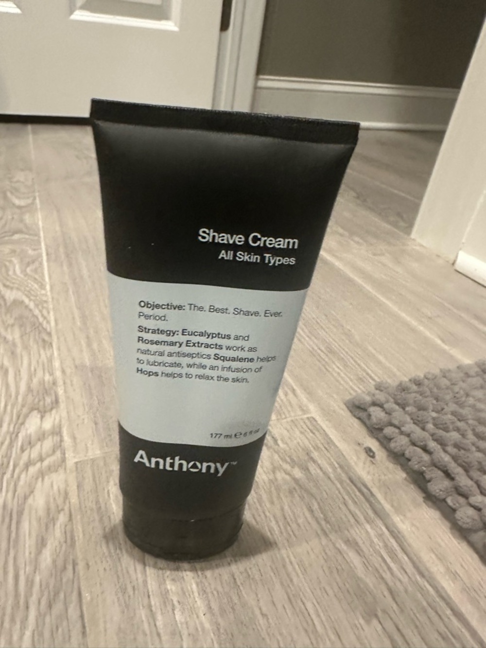 Brand New Anthony Shave Cream - all skin types..6 Fl oz. Eucalyptus and Rosemary